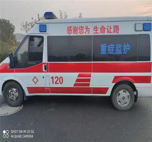 博湖救护车出租服务案例3